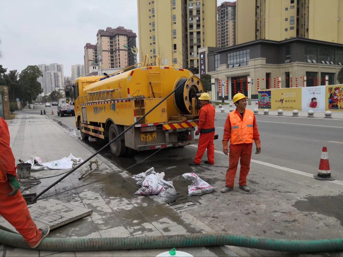 富蕴排污管道清淤-管道清洗